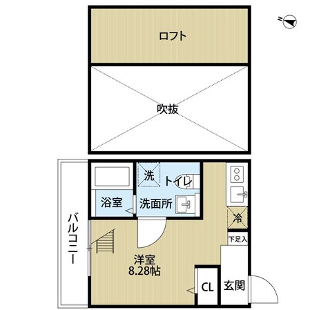 大濠公園駅 徒歩6分 1階の物件間取画像